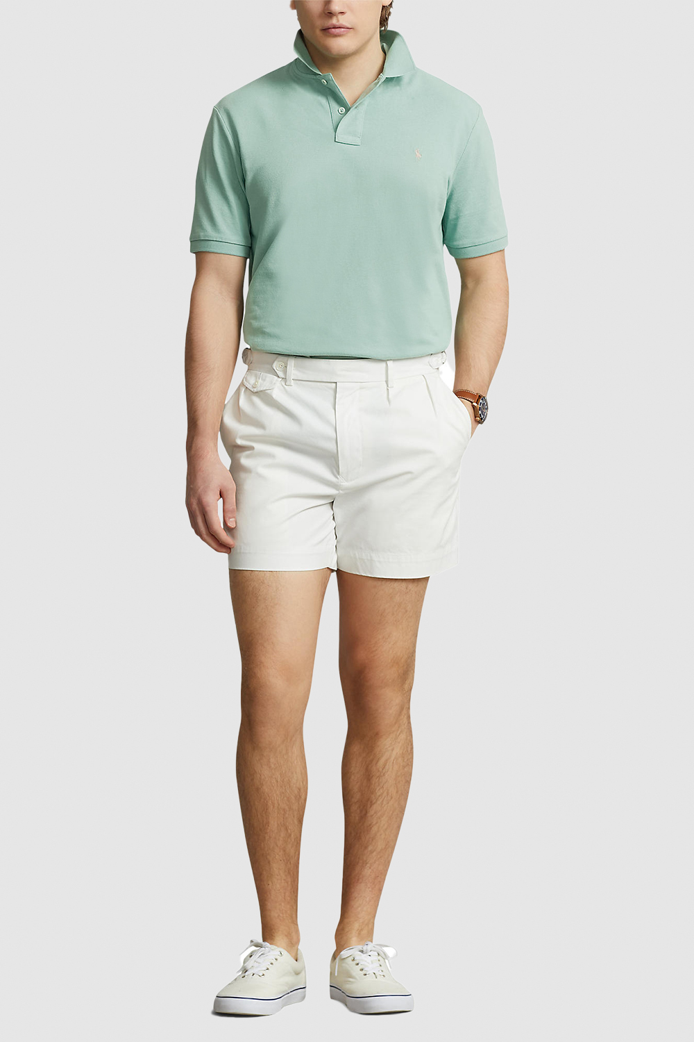 תמונת כל הלוק של חולצת פולו קצרה POLO RALPH LAUREN